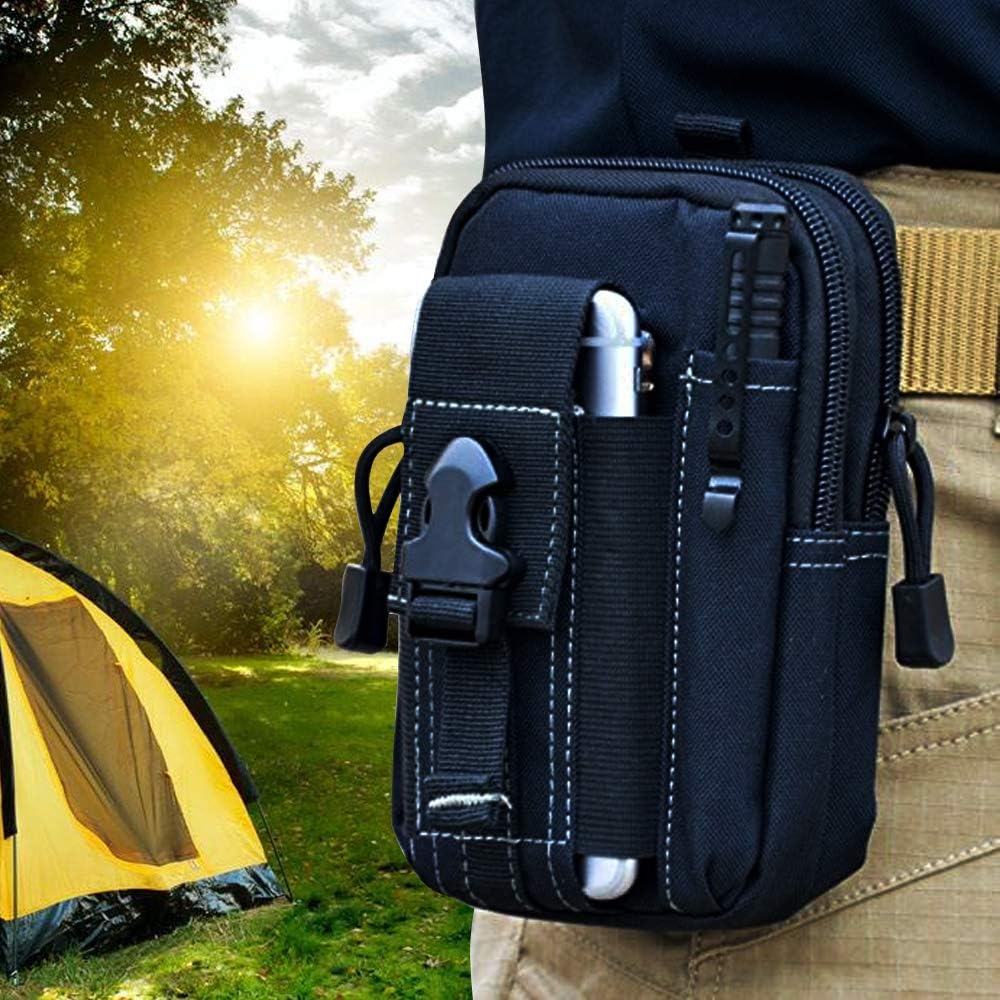 Hunting Outdoors - Taktische Molle-Gürteltasche, Militär-Hüfttasche, EDC-Werkzeug-Organizer, Telefonholster-Halter für