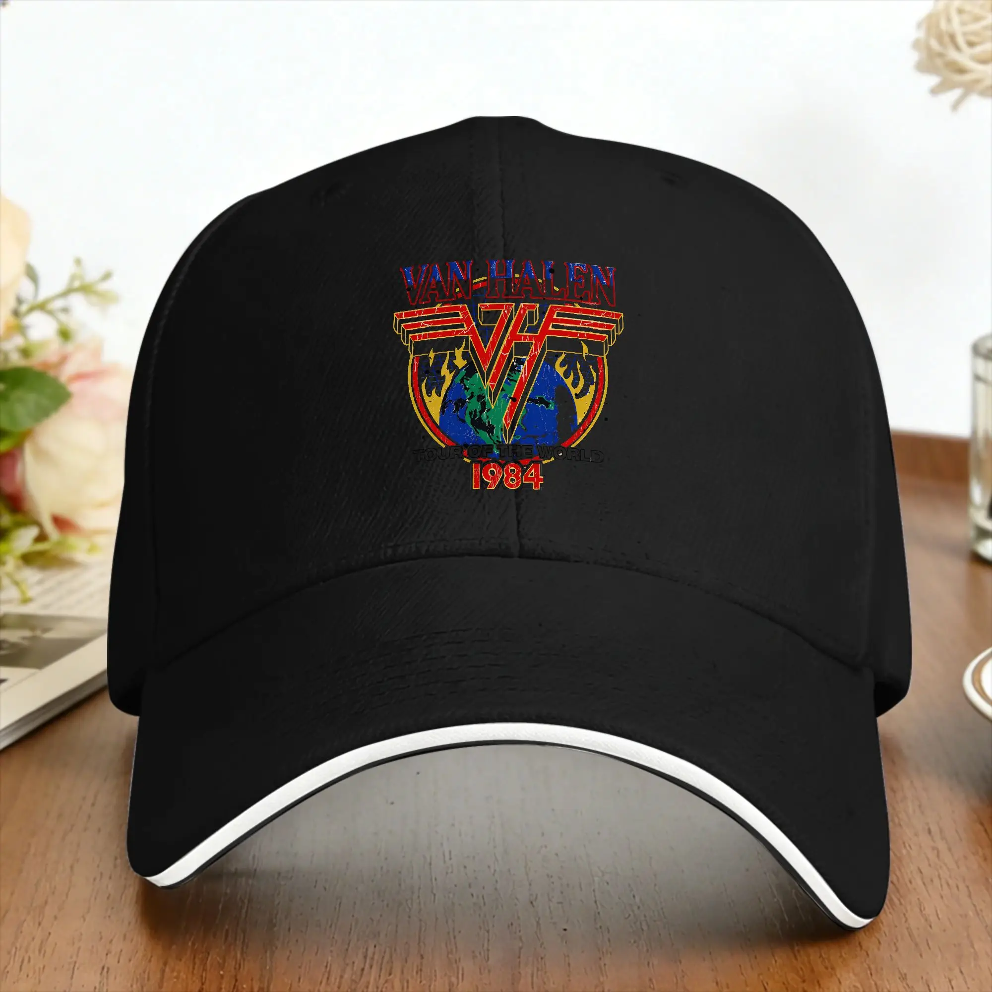 Hunting Outdoor Logos - Sommer Van Halen Rockmusik-Band Logo Baseballkappe
