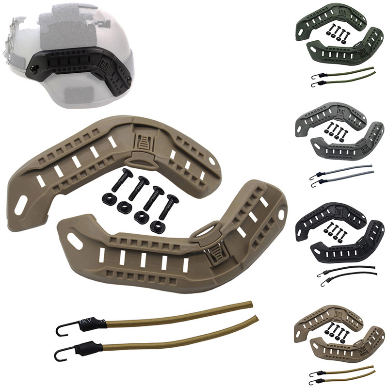 Outdoor Hunting Guide - Taktische ARC-Seitenmontageschiene für MICH2000 Helm, Helm-Führungsschienenadapter,