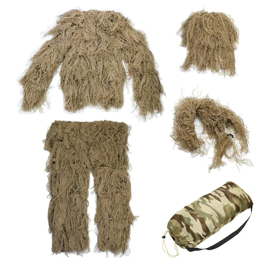 Ghillie Suit Woodland - Jagd Wald 3D Camo Bionic Sniper