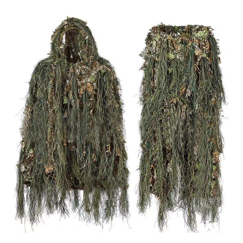 Ghillie Suit Woodland - Ghillie Anzug Jagd Wald 3d bionische