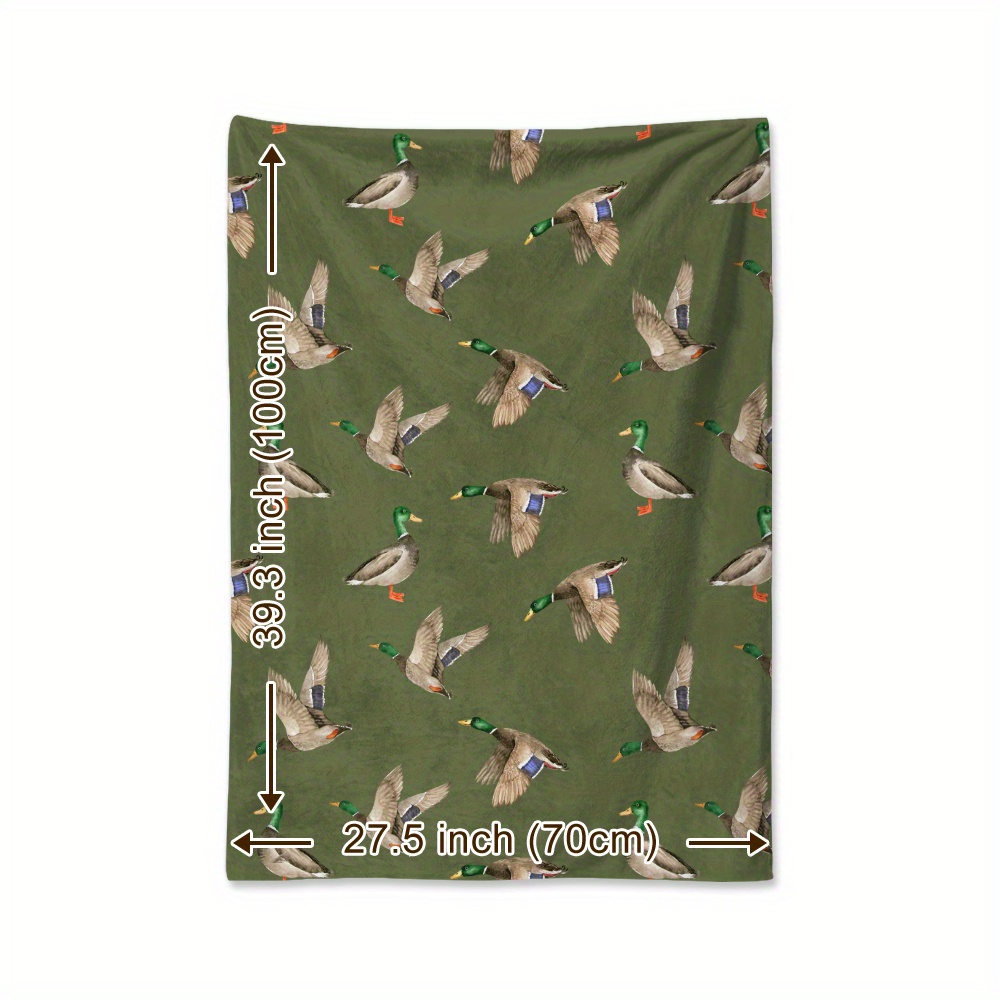 Mallard Duck Fleece-Decke, Jag – Hunting Outdoor Decor Bewertung und Preis