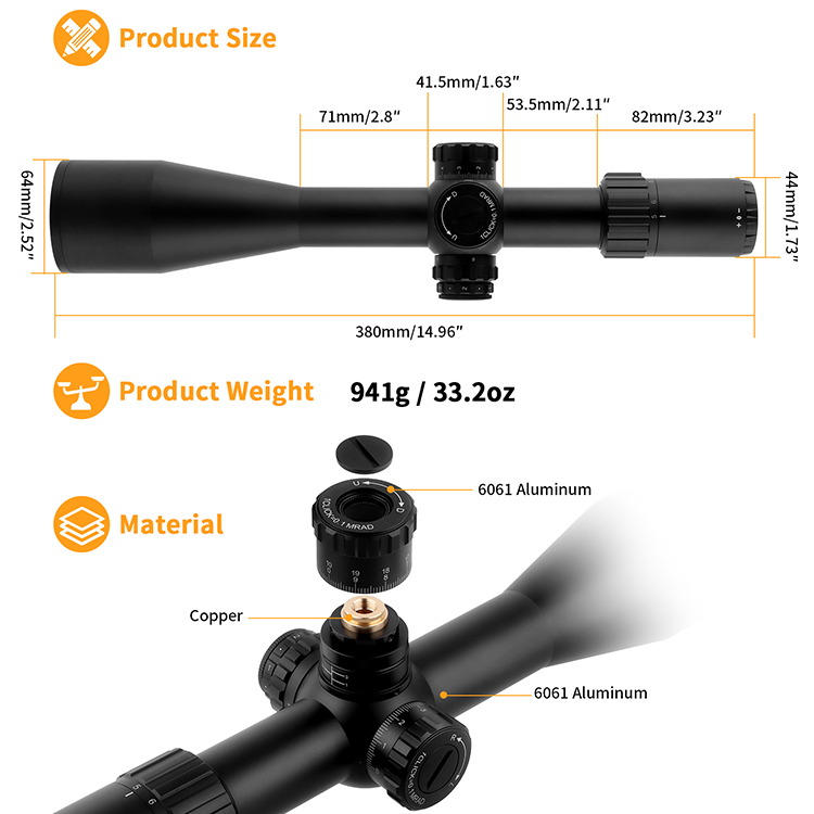 5-30X56 FFP Taktische Long Ran – Outdoor Hunting Range Bewertung und Preis