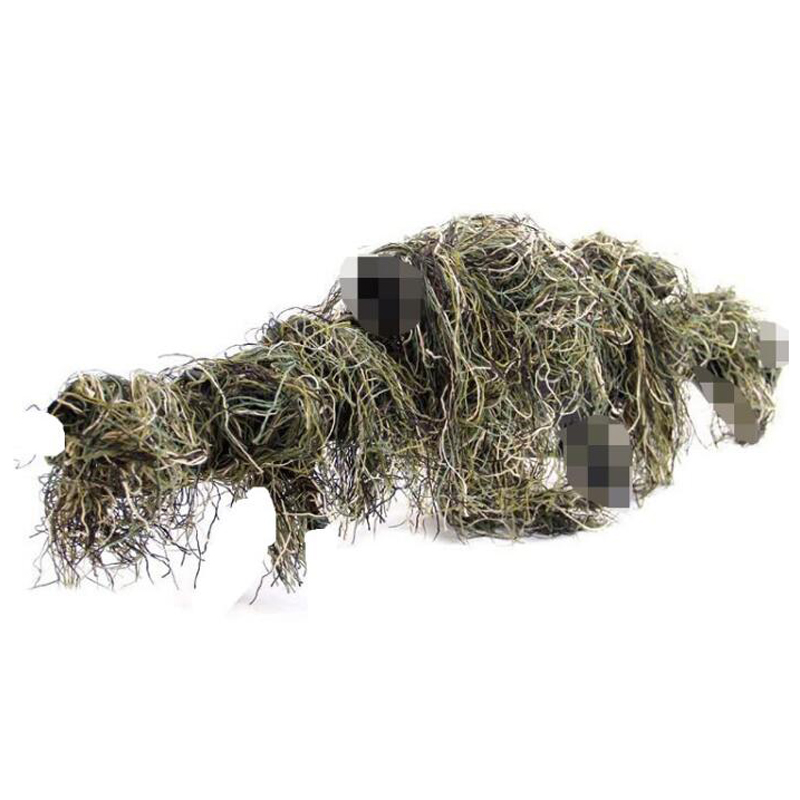 Gras Typ Jagd Gewehr Wrap Seil – Ghillie Suit Woodland Bewertung und Preis