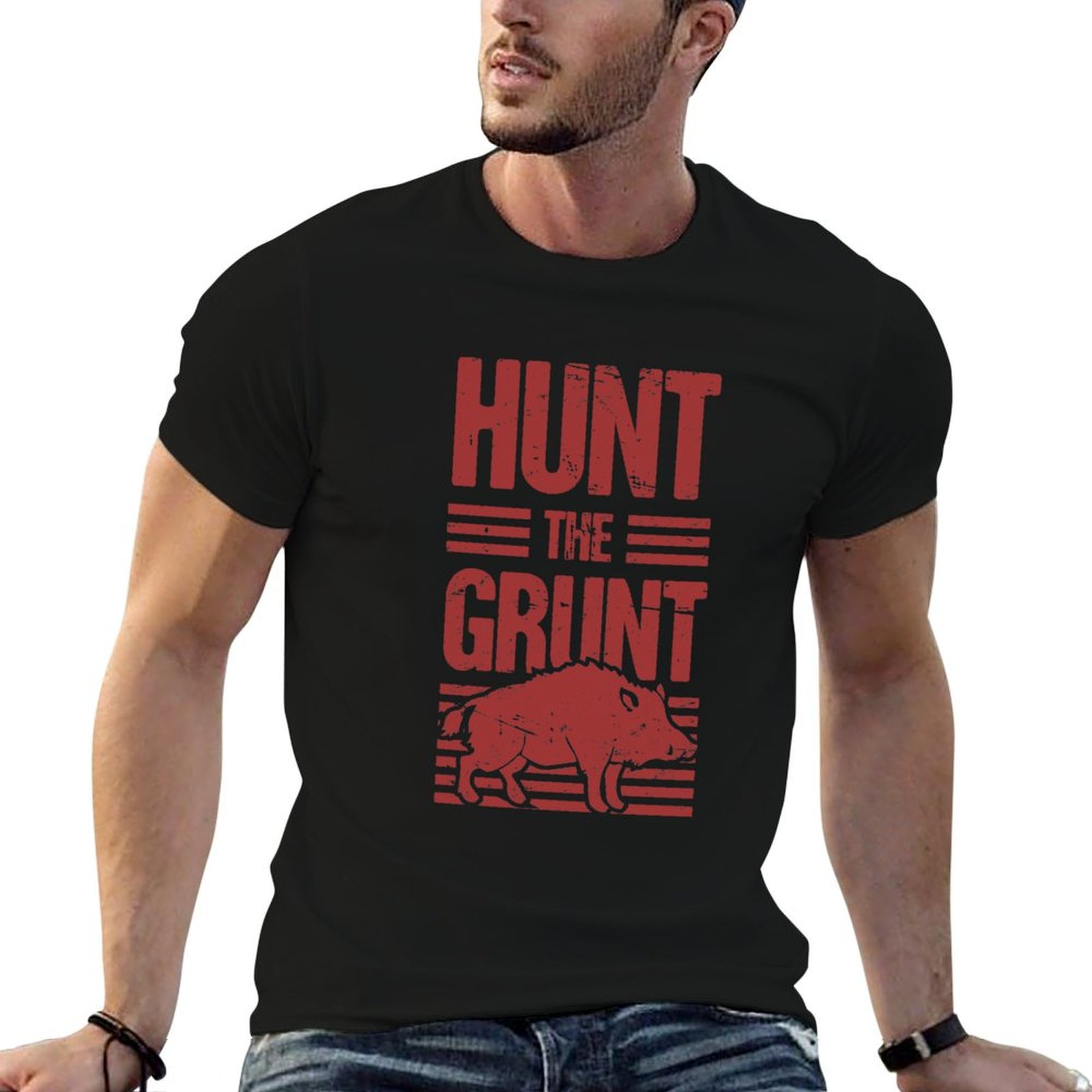 Wildschweinjagd - Grunt T-Shir – Wildman Hunting & Outdoor Photos Bewertung und Preis