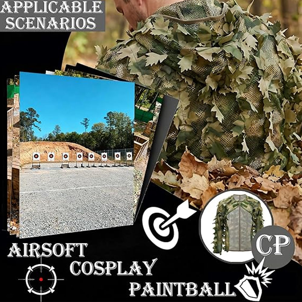 Cape-Style Ghillie-Anzug Tarnb – Ghillie Suit Woodland Bewertung und Preis