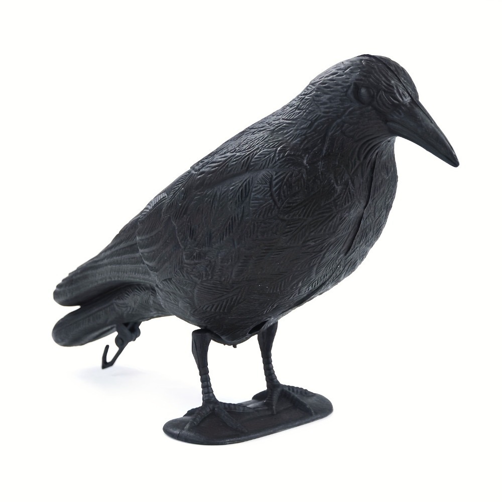 Schwarz Lebensgroße Krähe für  – Hunting Outdoor Decor Bewertung und Preis