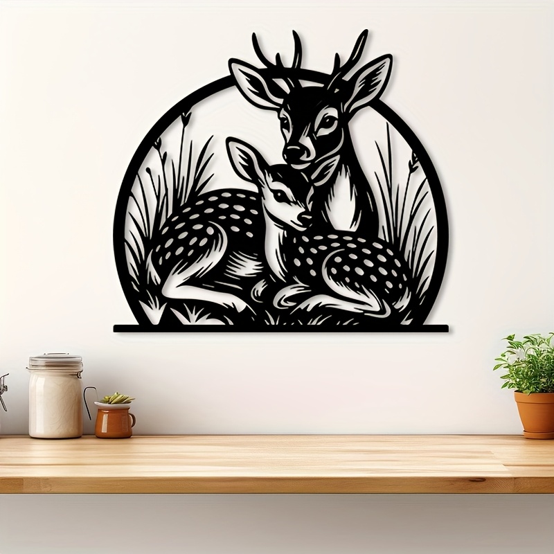Rustikale Hirsch-Wandkunst aus – Hunting Outdoor Decor Bewertung und Preis