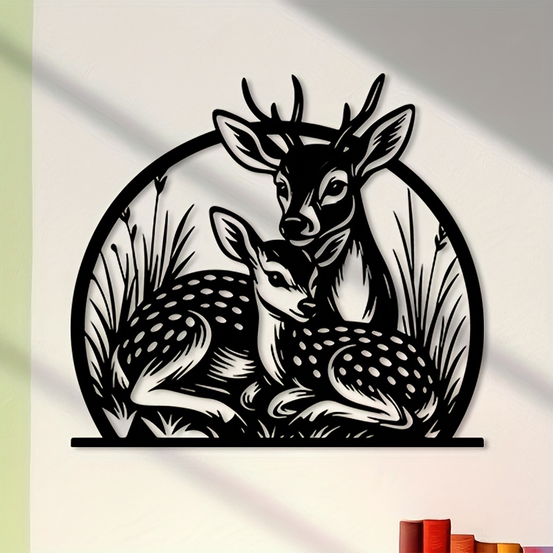 Rustikale Hirsch-Wandkunst aus – Hunting Outdoor Decor Bewertung und Preis